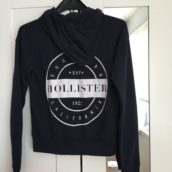 Hollister zipped logo hoodie NWOT - Picture 5 of 5